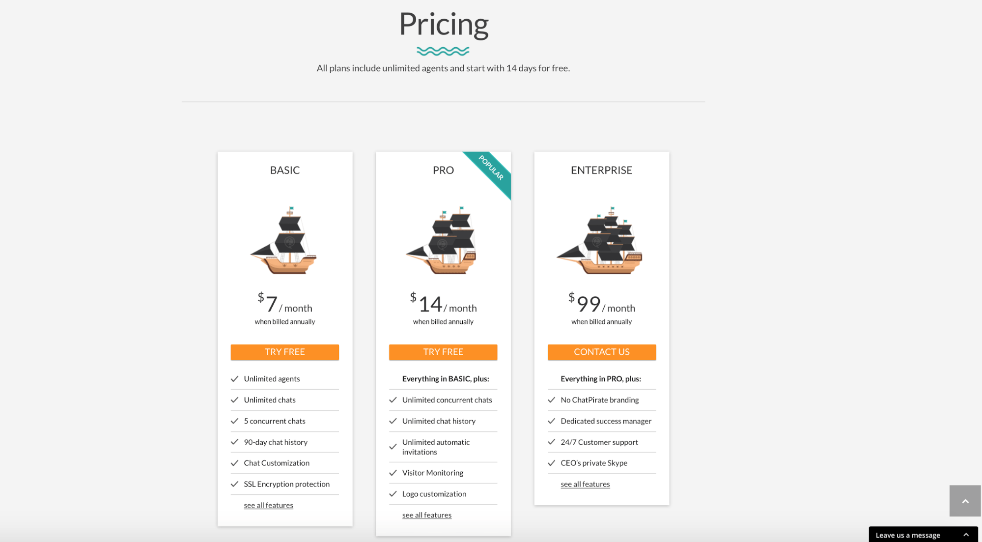 ChatPirate - pricing